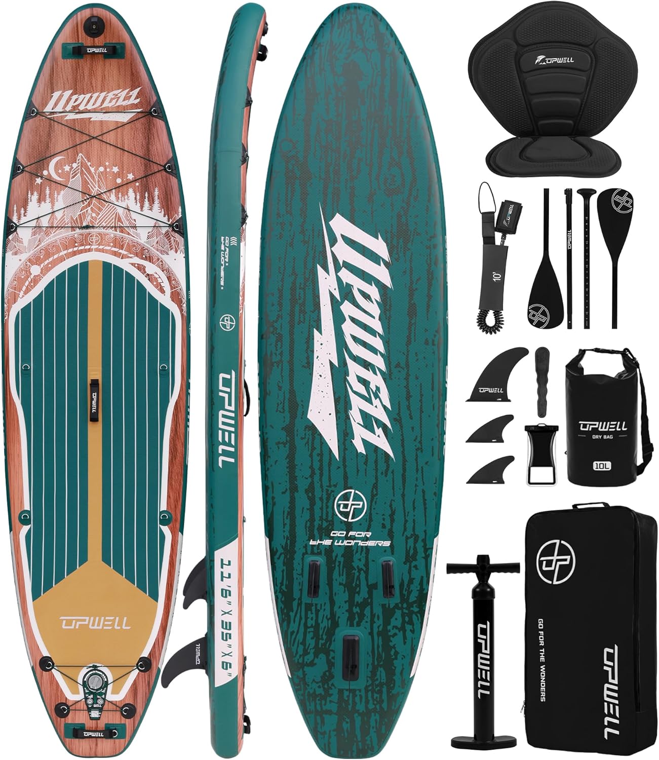 Stand Up Paddle Leash - Aufblasbares Stand-Up-Paddleboard 10'6