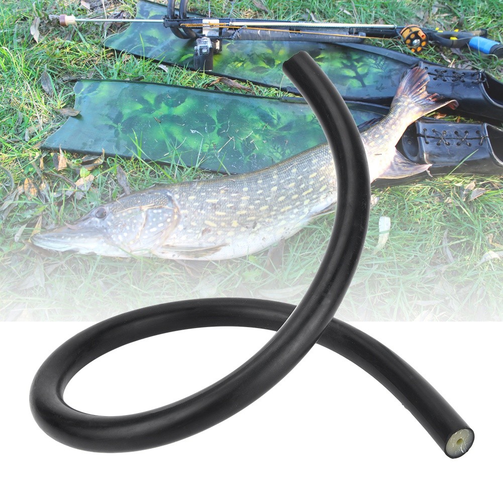 Speargun Rubber Band - 3*16MM Schwarzes Harpuner-Gummiband Tauchschlauch aus Naturkautschuk
